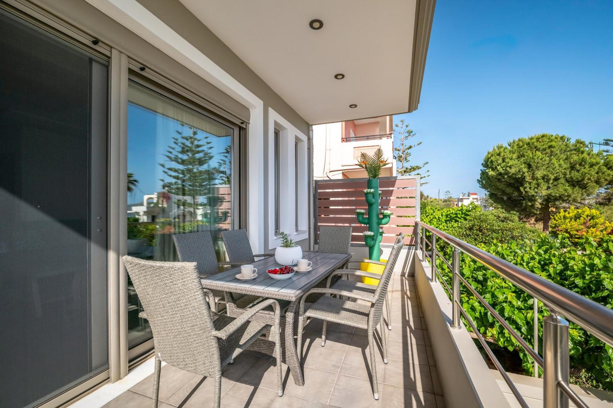Aria Sea View, Chania Stalós Dış mekan fotoğraf