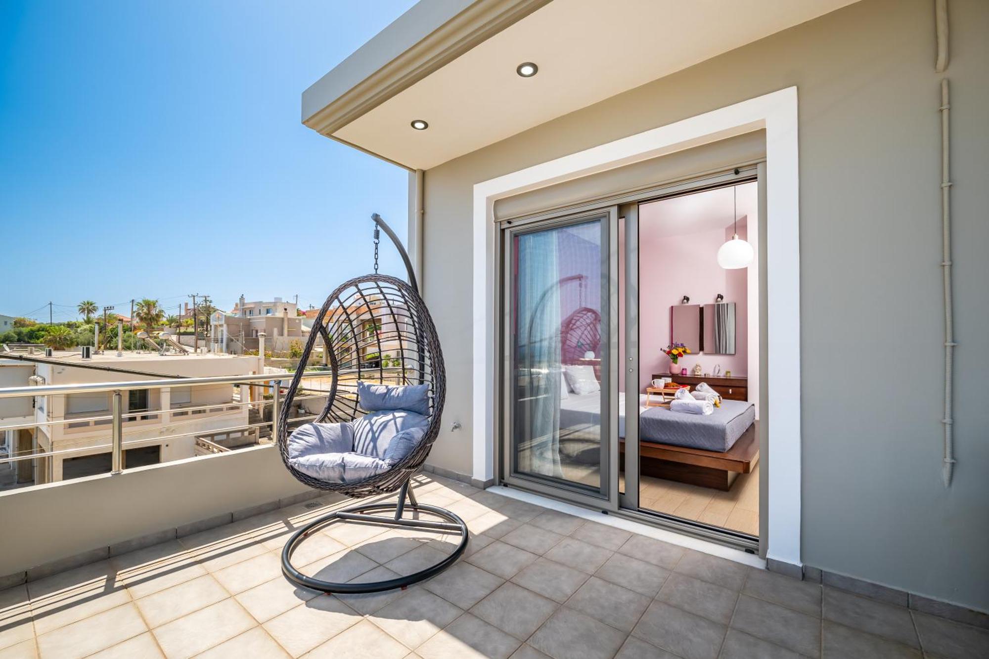 Aria Sea View, Chania Stalós Dış mekan fotoğraf