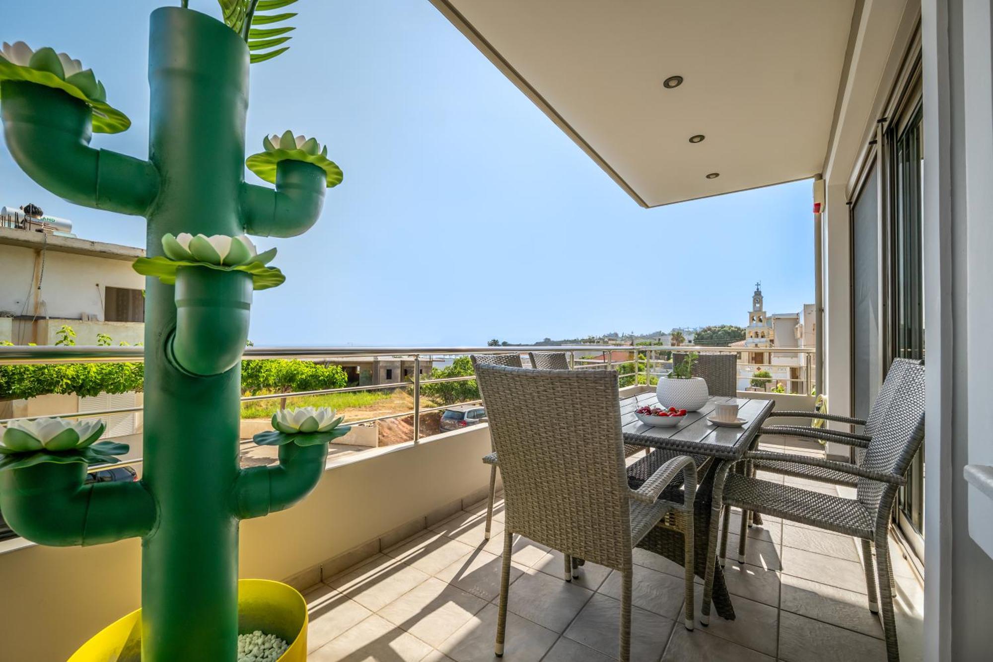 Aria Sea View, Chania Stalós Dış mekan fotoğraf
