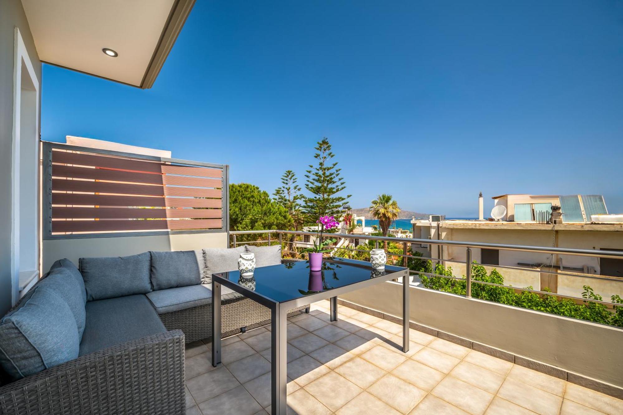 Aria Sea View, Chania Stalós Dış mekan fotoğraf
