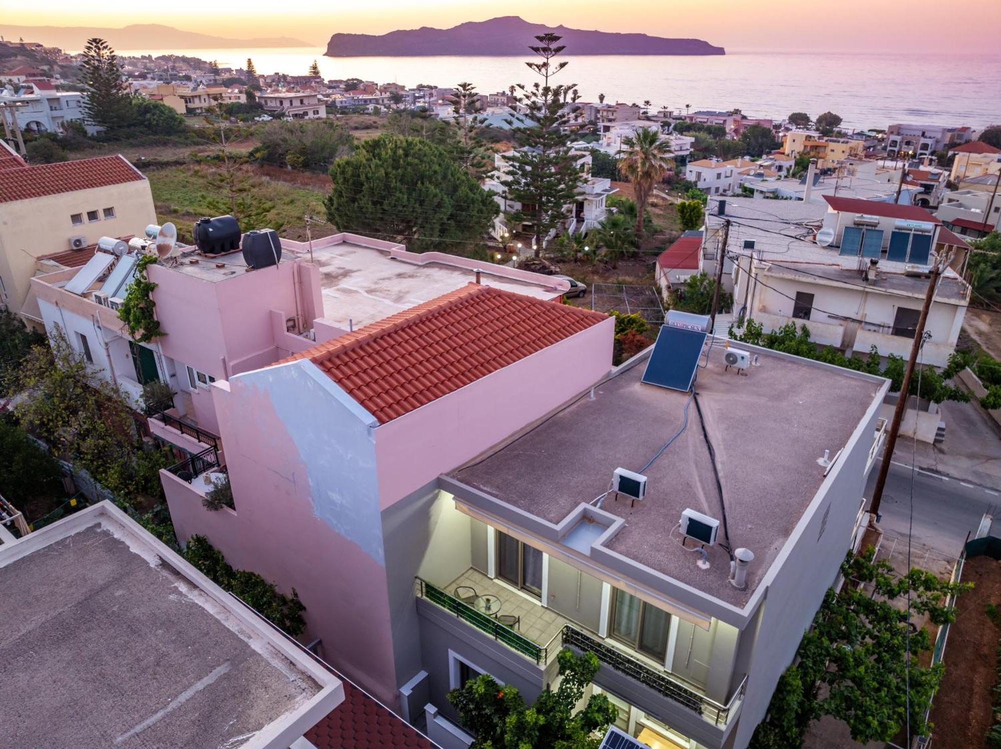Aria Sea View, Chania Stalós Dış mekan fotoğraf