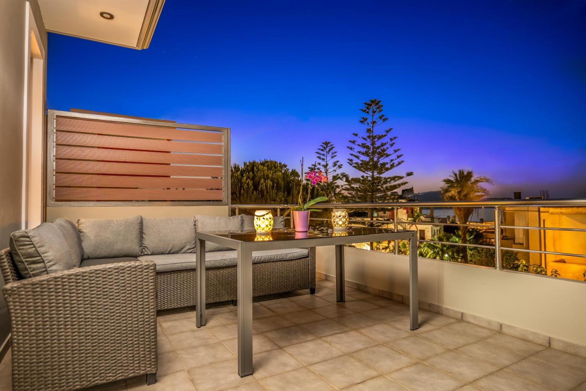 Aria Sea View, Chania Stalós Dış mekan fotoğraf